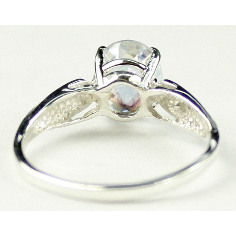 Sterling Silver Ladies Ring Neptune Garden Topaz SR058 Image 4