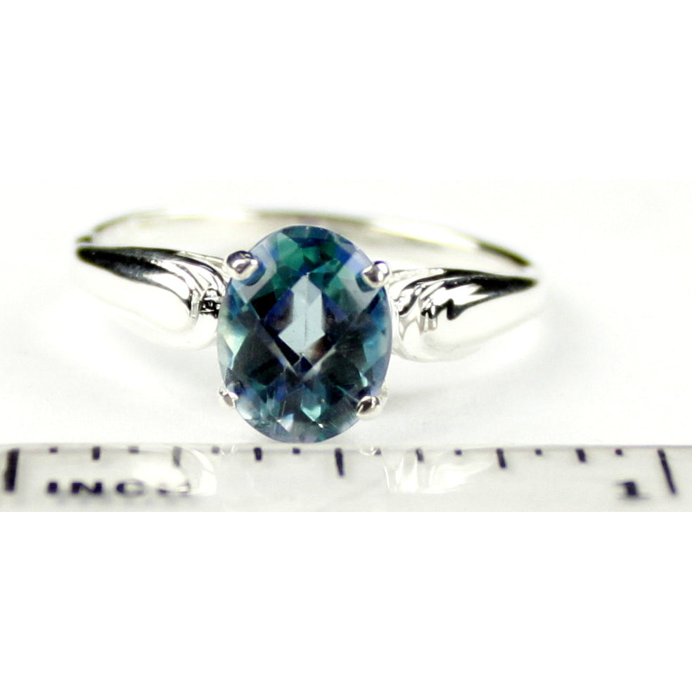 Sterling Silver Ladies Ring Neptune Garden Topaz SR058 Image 4