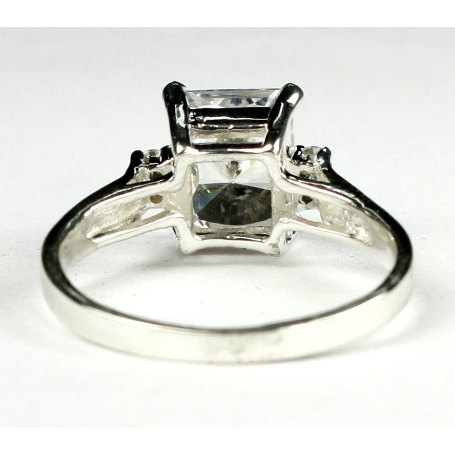 SR221 Cubic Zirconia 925 Sterling Silver Ring Image 4