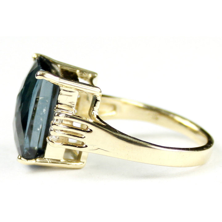 R20114x10mm London Blue Topaz10KY Gold Ring Image 3