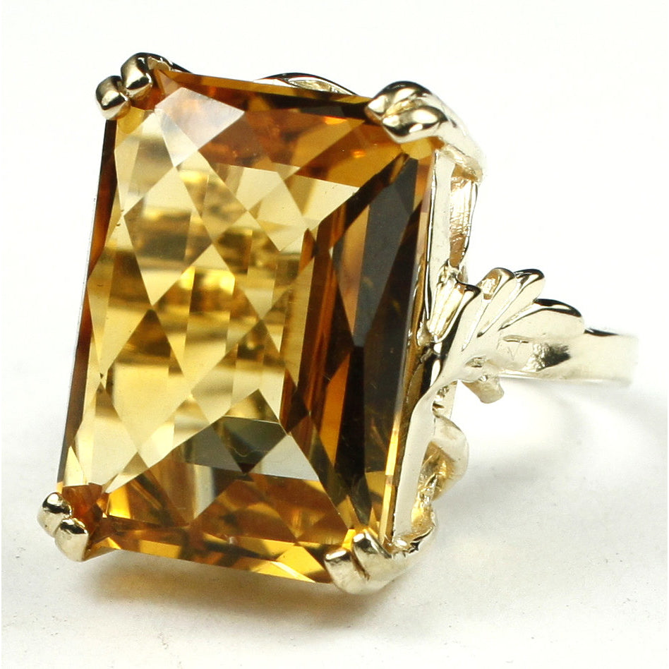 10K Gold Ring Citrine R039 Image 2