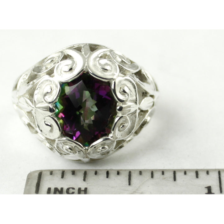 SR313 Mystic Fire Topaz Sterling Silver Ring Image 4