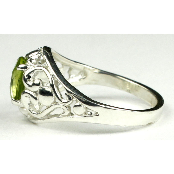 SR111 Manchurian Peridot Sterling Silver Ring Image 3