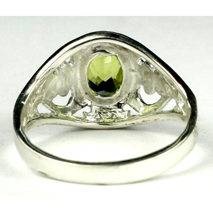 SR111 Manchurian Peridot Sterling Silver Ring Image 4