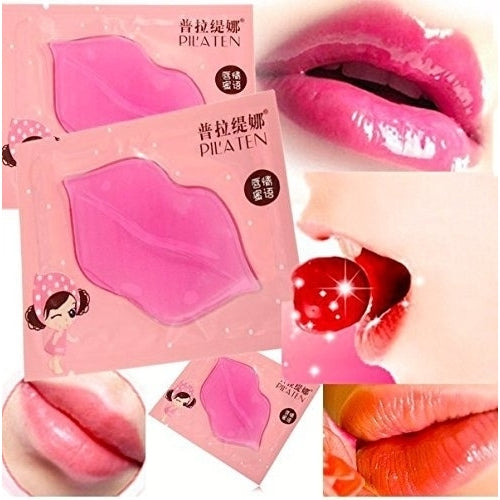 10 PILATEN Pink Collagen Crystal Lip Mask Membrane Moisturizing Image 1