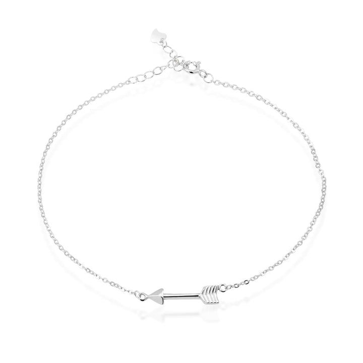 Sterling Silver Arrow Anklet Image 1