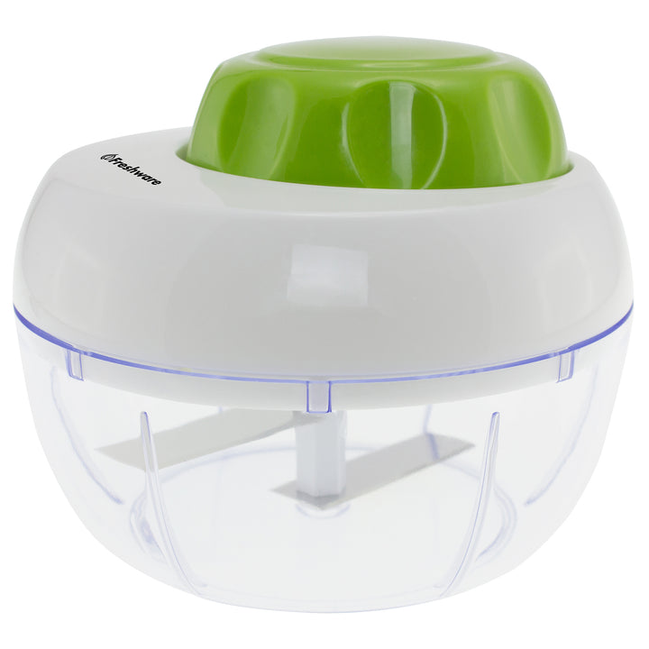 Freshware KT-411 Mini Vegetable Fruit Nut Chopper BPA Free 12oz Compact Kitchen Image 2