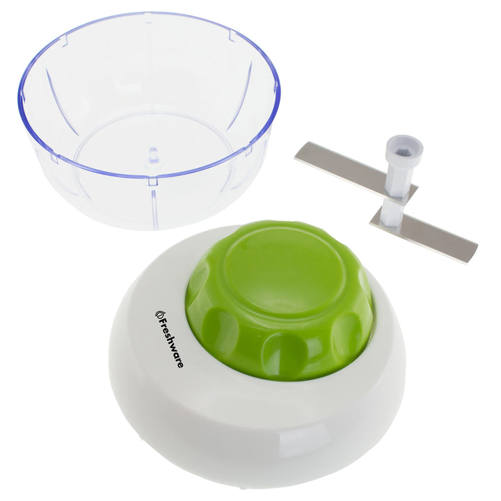 Freshware KT-411 Mini Vegetable Fruit Nut Chopper BPA Free 12oz Compact Kitchen Image 3