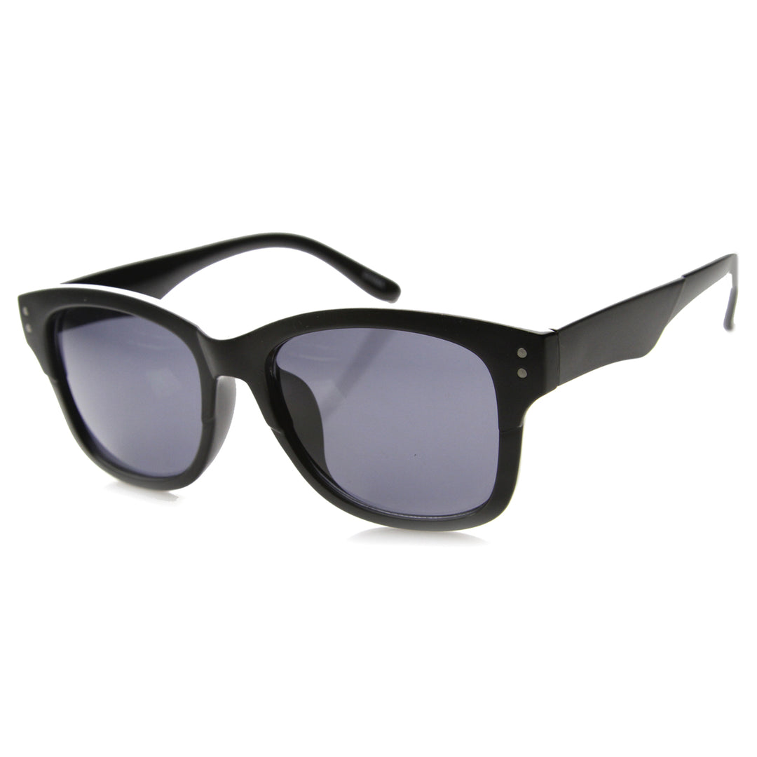 Unisex Horn Rimmed Sunglasses With UV400 Protected Composite Lens 9843 Image 4