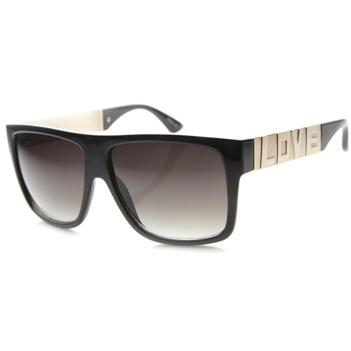 Unisex Square Sunglasses With UV400 Protected Gradient Lens 9850 Image 1