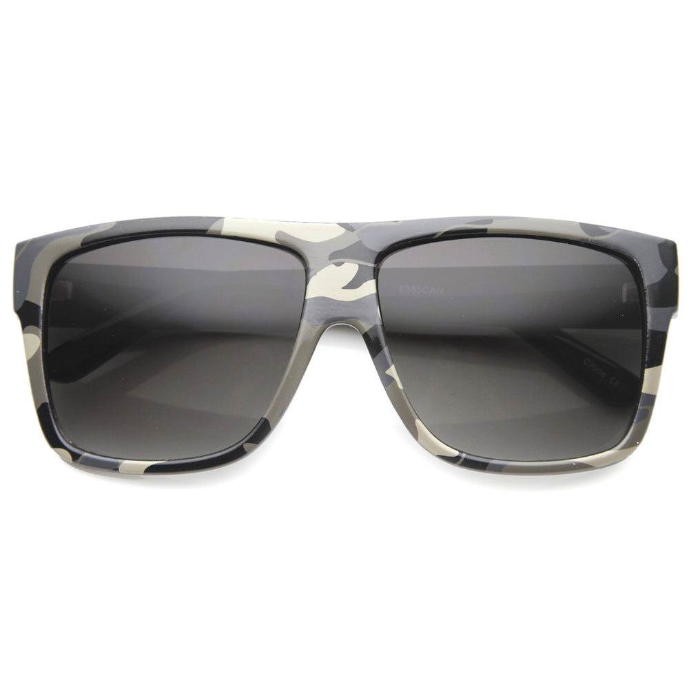 Unisex Rectangular Sunglasses With UV400 Protected Composite Lens 9926 Image 2