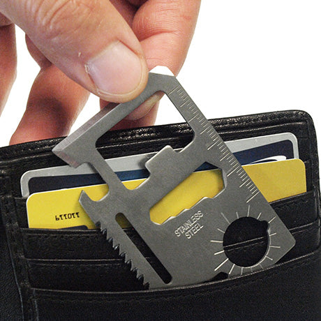12-in-1 Stainless Steel Wallet Tools-2-Pack Image 3