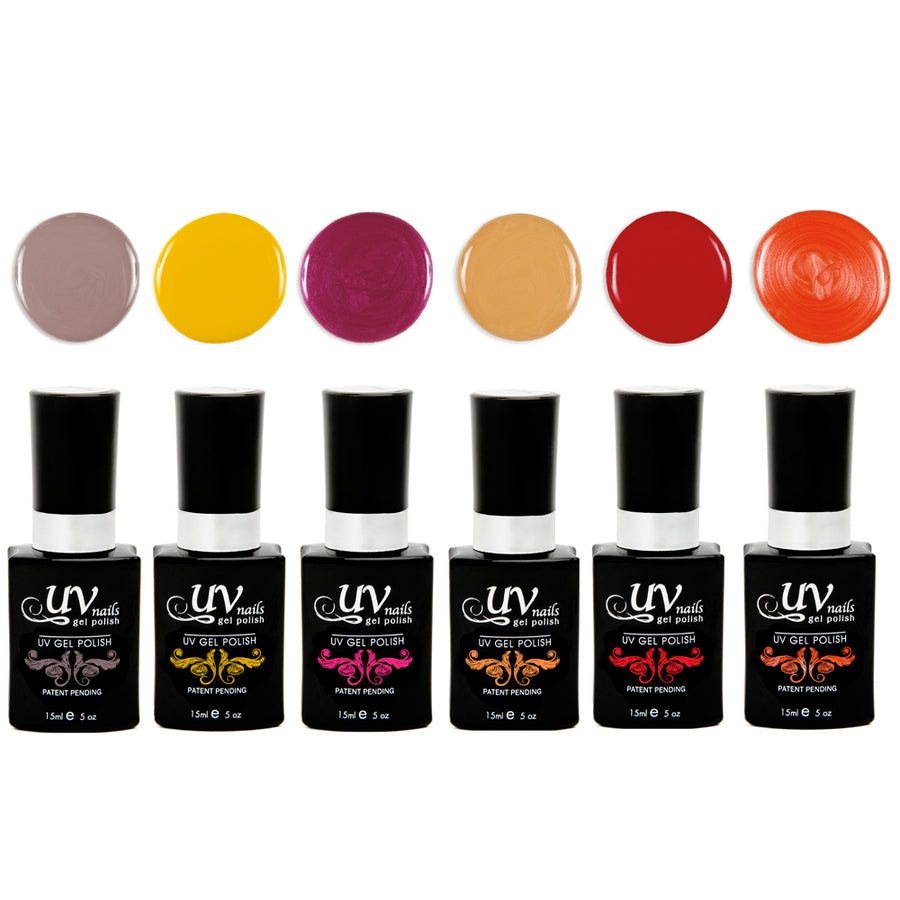 Miami Beach Set of 6 UV or LED gel polish Image 1