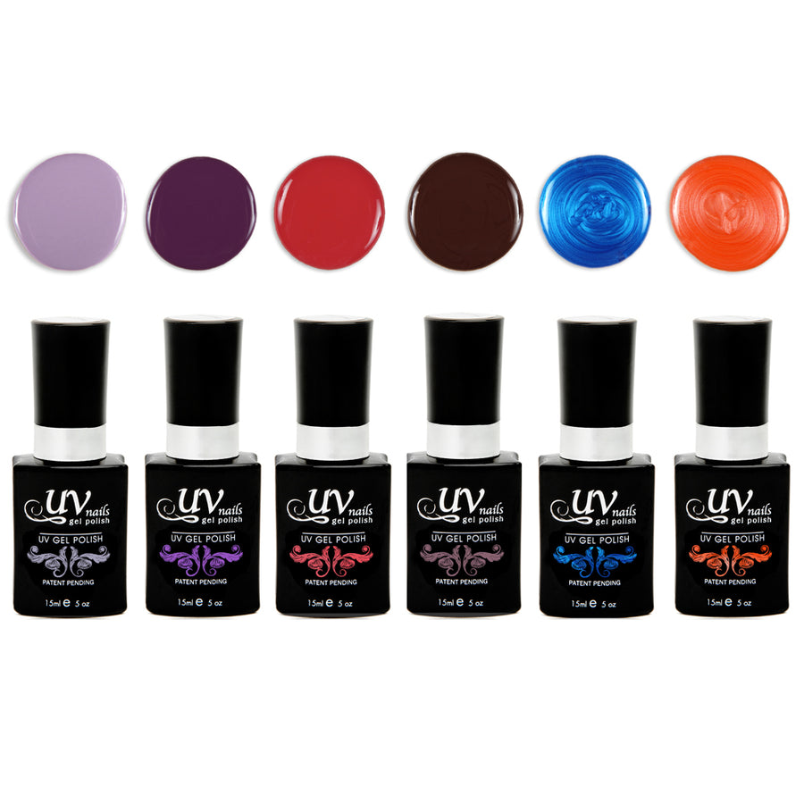 Napa Valley Set of 6 UV or LED gel polish Image 1