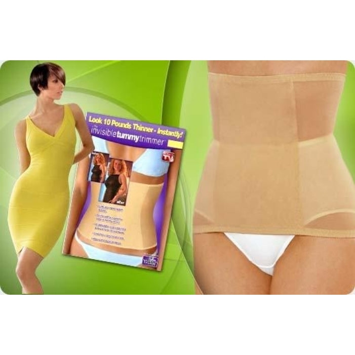 2 pk Invisible Tummy Trimmer Waist Cincher Ultra Thin Image 1