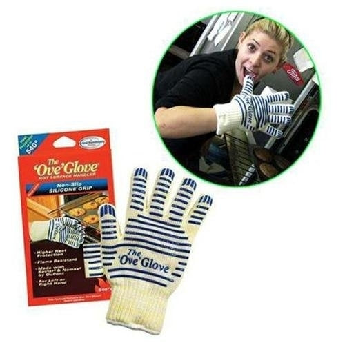 Oven Mitt Glove Seen on tv Silicon Heat Resistant glove Image 1