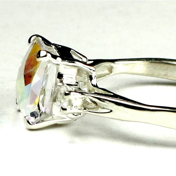 SR171 Mercury Mist Topaz 925 Sterling Silver Ring Image 3