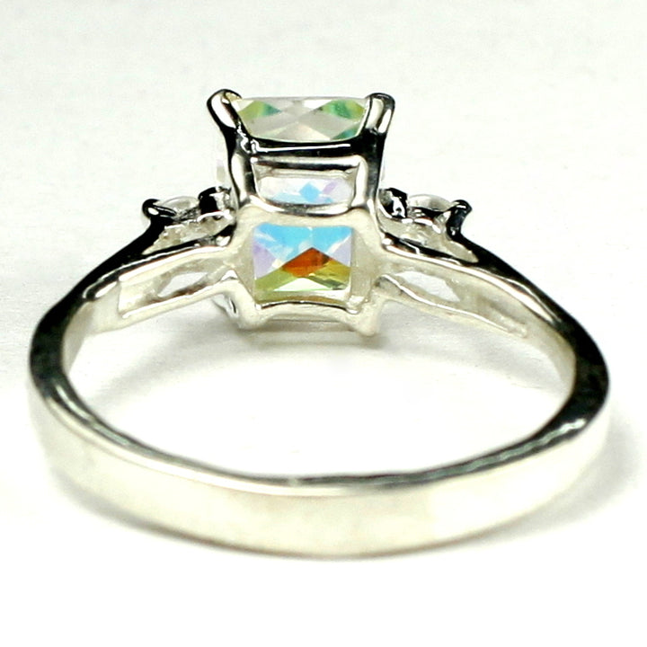 SR171 Mercury Mist Topaz 925 Sterling Silver Ring Image 4