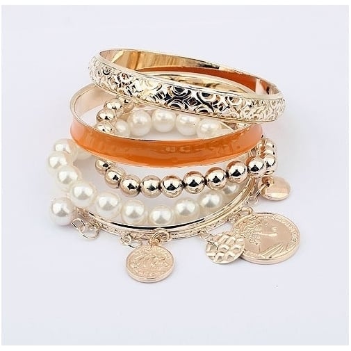 Fashion Pearl Multilayer Bracelet Image 2