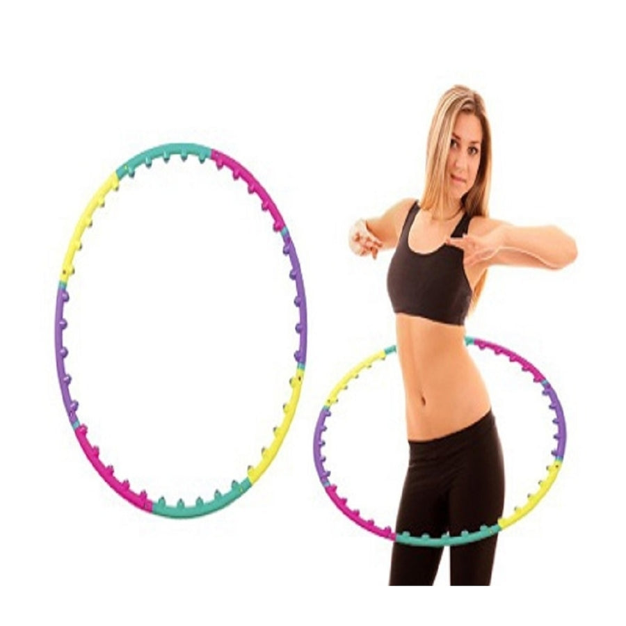 Hoop With Magnetic Massage Beads - Lose Stubborn Belly Fat The Fun Way Image 1