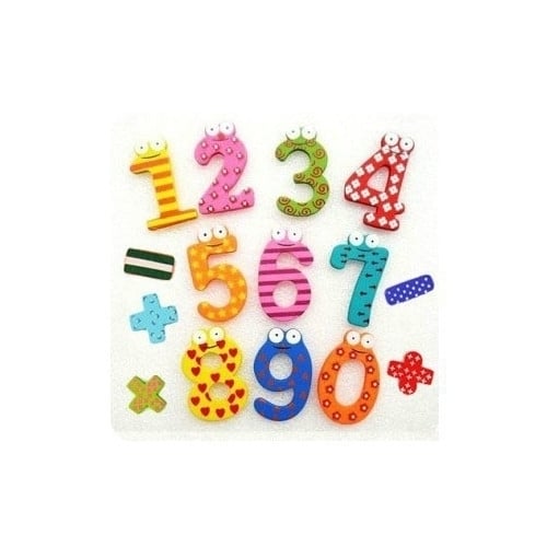 26 WOODEN MAGNETIC LETTERS + FREE 15 NUMBERS and SYMBOLS! Image 4