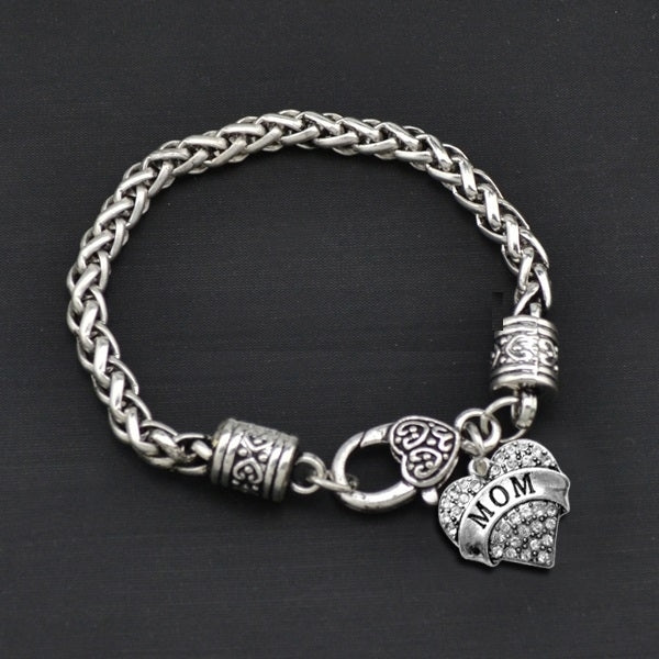 Crystal Heart Charm Bracelet Image 1
