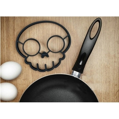 Set of 2 Funny  Skull and Owl Egg/Cookies Molds Image 3