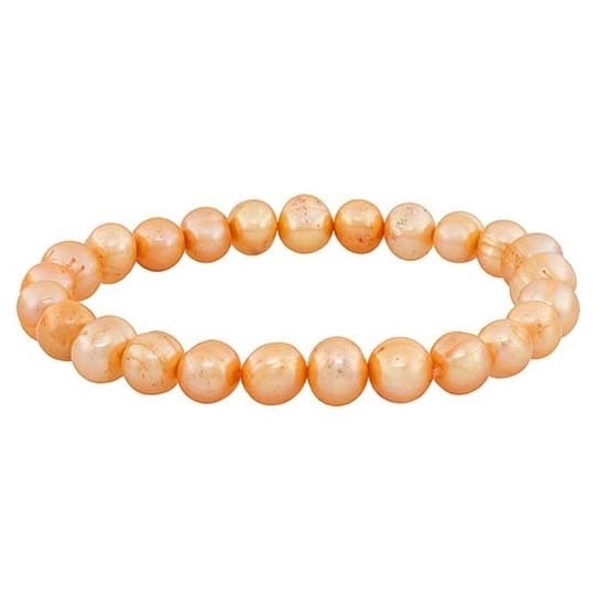 Genuine Freshwater Pearl Stretch Bracelets Stackable 7.5 Inch Multiple Colors Image 6