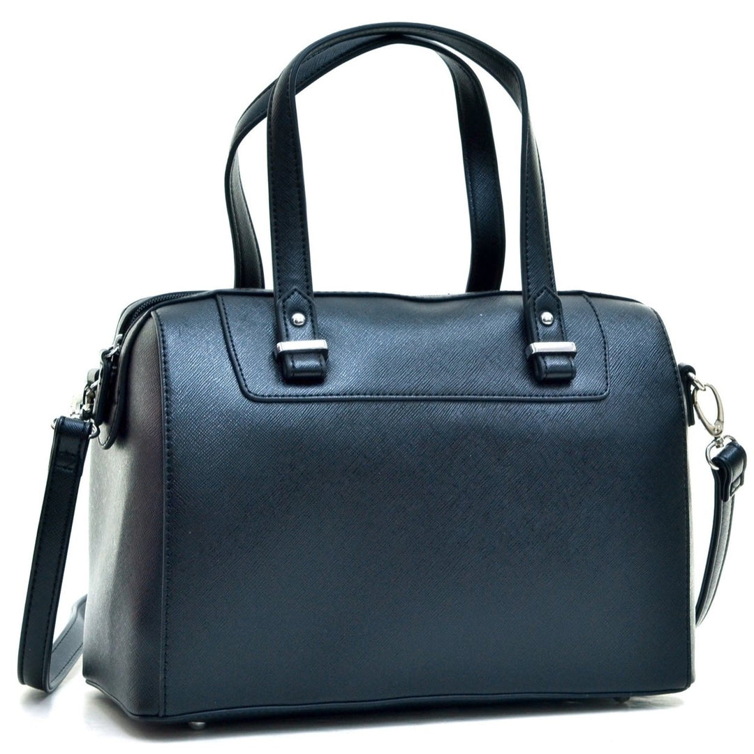 Dasein Barrel Body Satchel with Removable Shoulder Strap Image 6