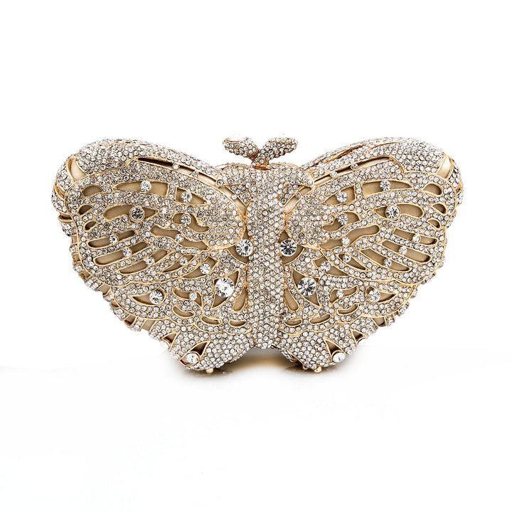 LuxMob Butterfly Crystal Clutch LuxMob LuxMob Crystal Clutch Glamorous clutch Image 3