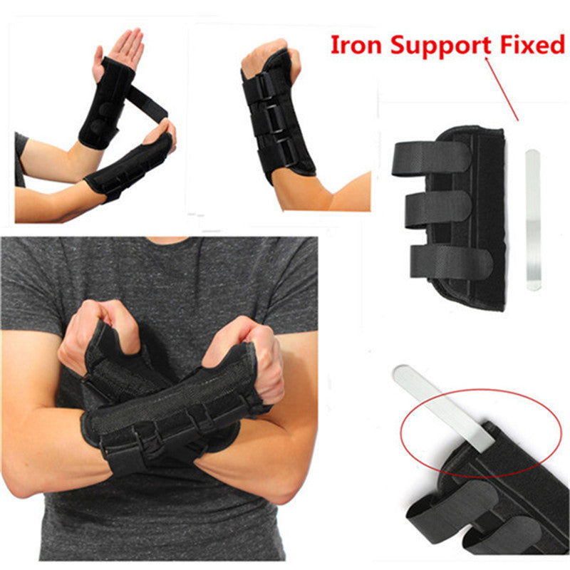 Carpal tunnel Wrist Brace and Support Black Image 1