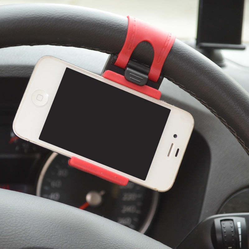 Car Steering Wheel Universal Phone Holder Image 2