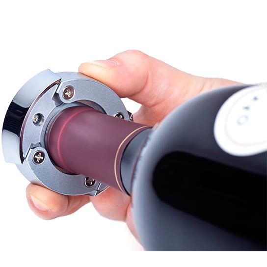 Ozeri Nouveaux Electric Wine Opener Cordless Foil Cutter Fast Rechargeable 40 Bottles Image 7