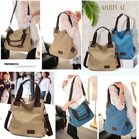 Unique Fashion fine Canvas Women Shoulder Bag handbags Image 4