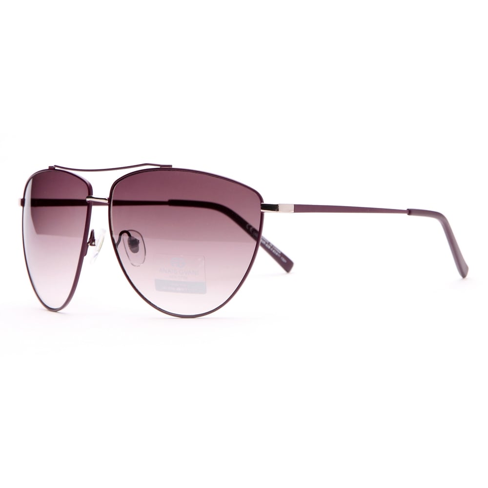 Anais Gvani Ultra Thin Classic Unisex Frame Sunglasses with Oblong Lenses by Dasein Image 1