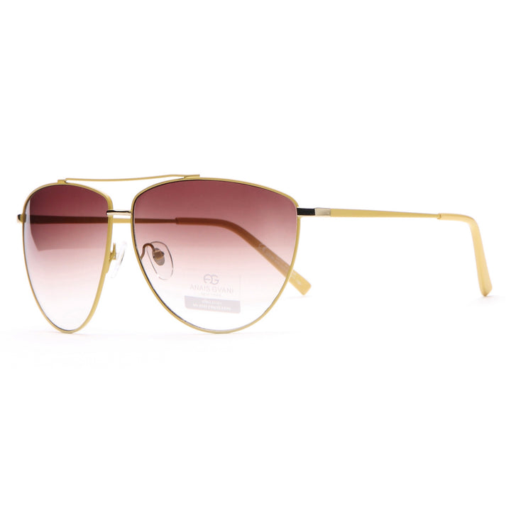 Anais Gvani Ultra Thin Classic Unisex Frame Sunglasses with Oblong Lenses by Dasein Image 4