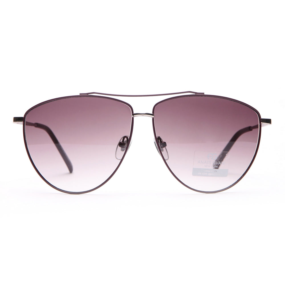 Anais Gvani Ultra Thin Classic Unisex Frame Sunglasses with Oblong Lenses by Dasein Image 6