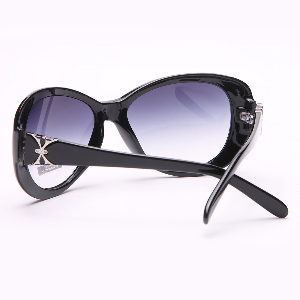 Anais Gvani Fashion Wide Sunglasses with Outline Accent by Dasein Image 4