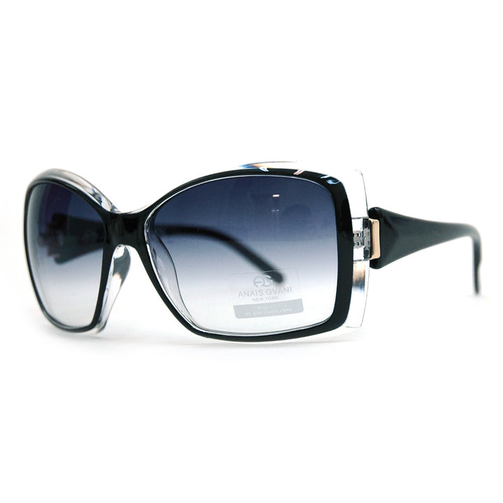 Anais Gvani  Womens Classic Fashion Square Frame Sunglasses by Dasein Image 3