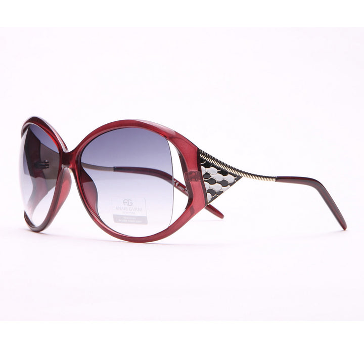 Anais Gvani Oversized Fashion Sunglasses w/ Pop Out Mosaic Design by Dasein Image 4