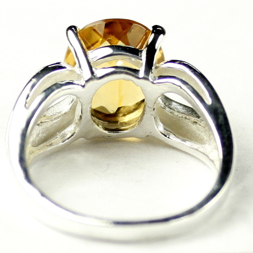 SR361 Citrine 925 Sterling SIlver Ladies Ring Image 4