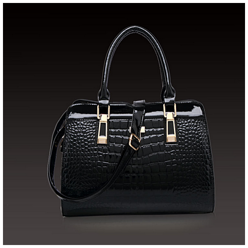The  crocodile handbag fashion shoulder Messenger Bag Image 9