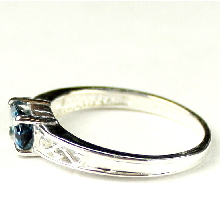 SR362 London Blue Topaz 925 Sterling SIlver Ladies Ring Image 3