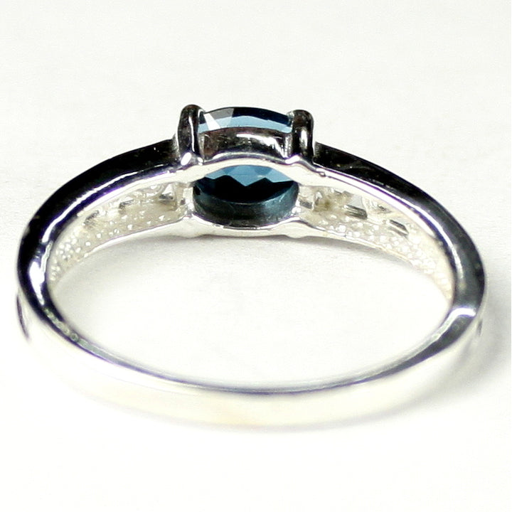 SR362 London Blue Topaz 925 Sterling SIlver Ladies Ring Image 4