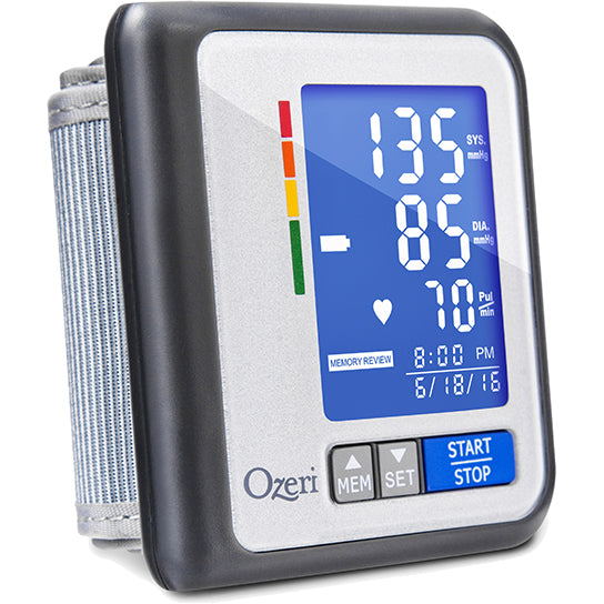 Ozeri CardioTech Travel Series BP6T Rechargeable Blood Pressure Monitor with Hypertension Indicator Image 1