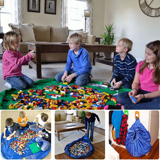 Children Play Mat and a Toy Storage Bag Image 4