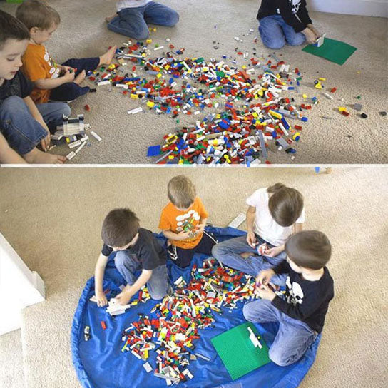 Children Play Mat and a Toy Storage Bag Image 2