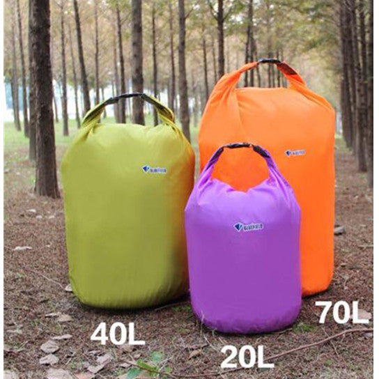 Camping Waterproof Dry Bags 3-Piece Set (3 sizes,S-20L,M-40L,L-70L) Image 2