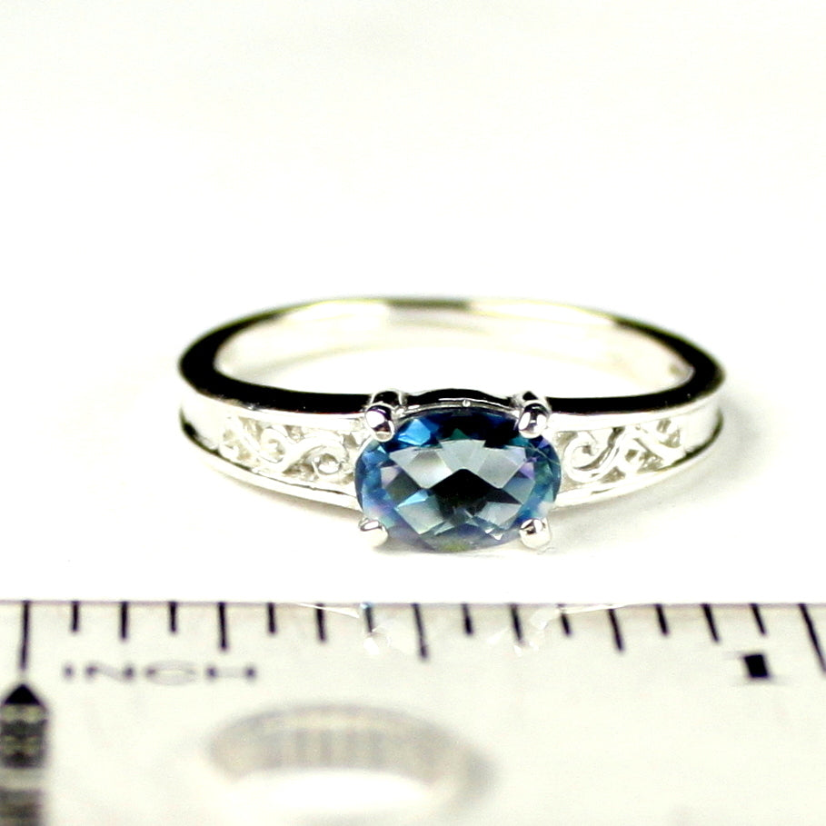 SR362Neptune Garden Topaz925 Sterling Silver Ring Image 4