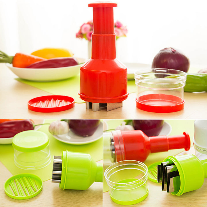 Onion Chopper Food Garlic Cutter Slicer Peeler Dicer Kitchen Vegetable Tools Image 4